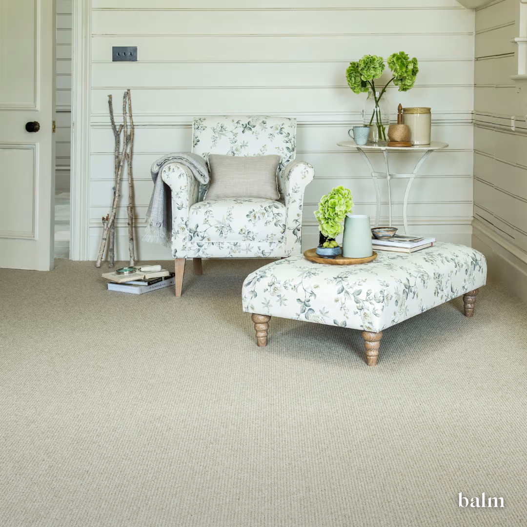 Malabar Two Fold Carpet made from 100% pure new wool, offering durability, natural comfort and a timeless finish for stairs, hallways and living spaces.