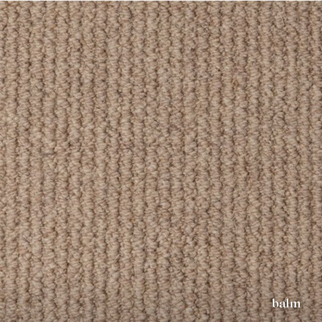Malabar Two Fold Carpet made from 100% pure new wool, offering durability, natural comfort and a timeless finish for stairs, hallways and living spaces.