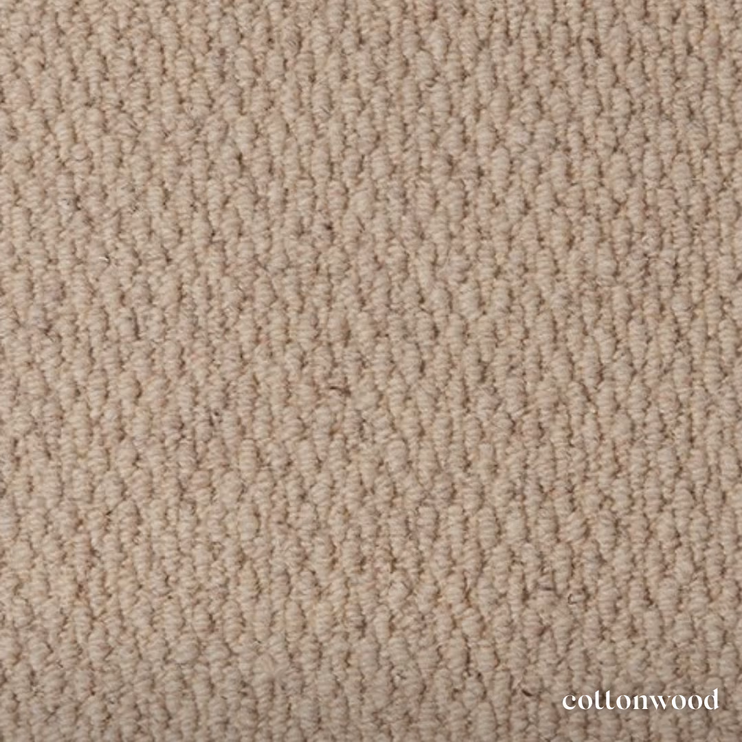Malabar Two Fold Carpet made from 100% pure new wool, offering durability, natural comfort and a timeless finish for stairs, hallways and living spaces.