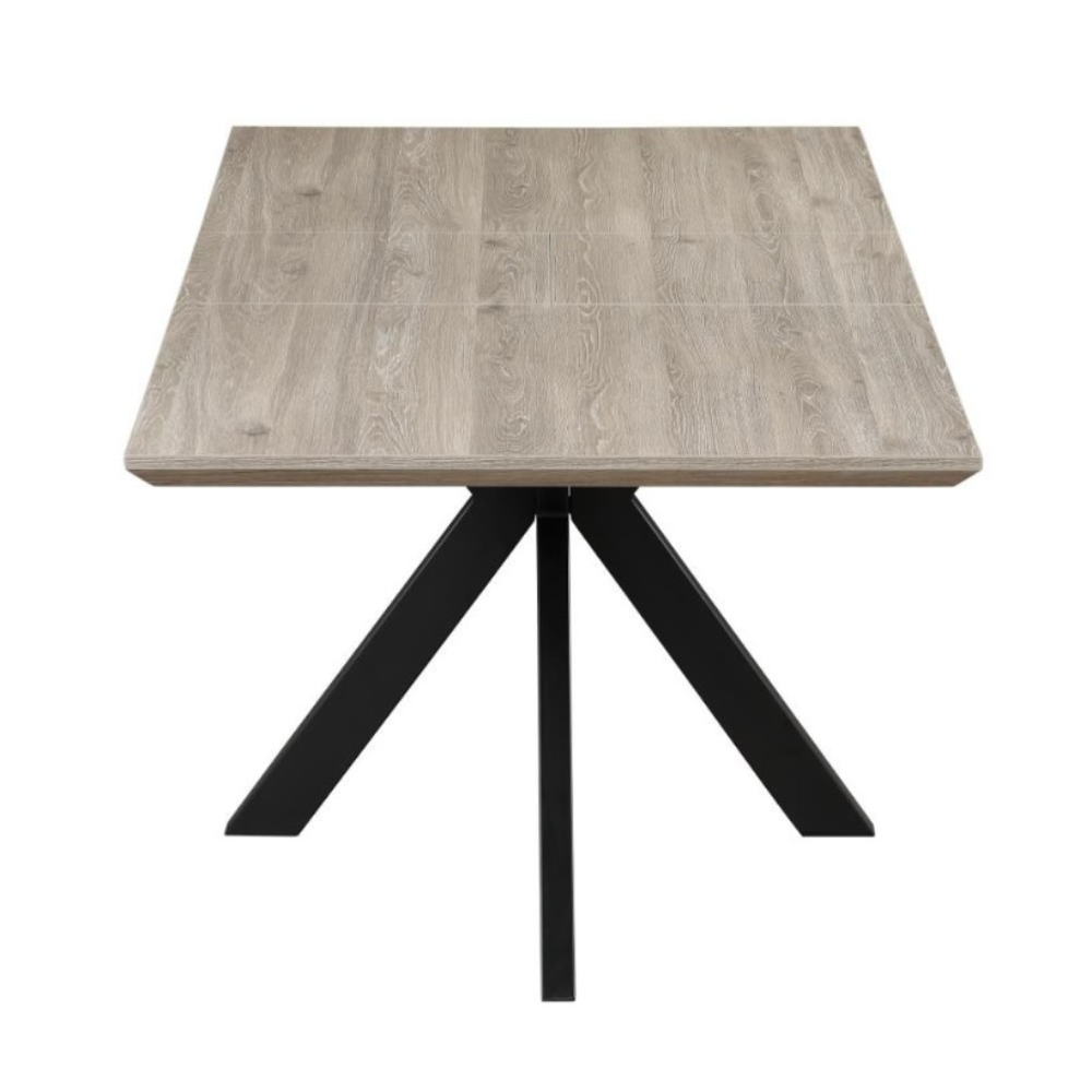 The Malin Extendable Round Table in Grey features a wood-effect top ensuring heat, stain, and scratch resistance with nationwide shipping across Ireland!