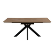 The Malin Extending Table in Light Walnut offers a wood-effect top ensuring heat, stain & scratch resistance with nationwide shipping across Ireland!