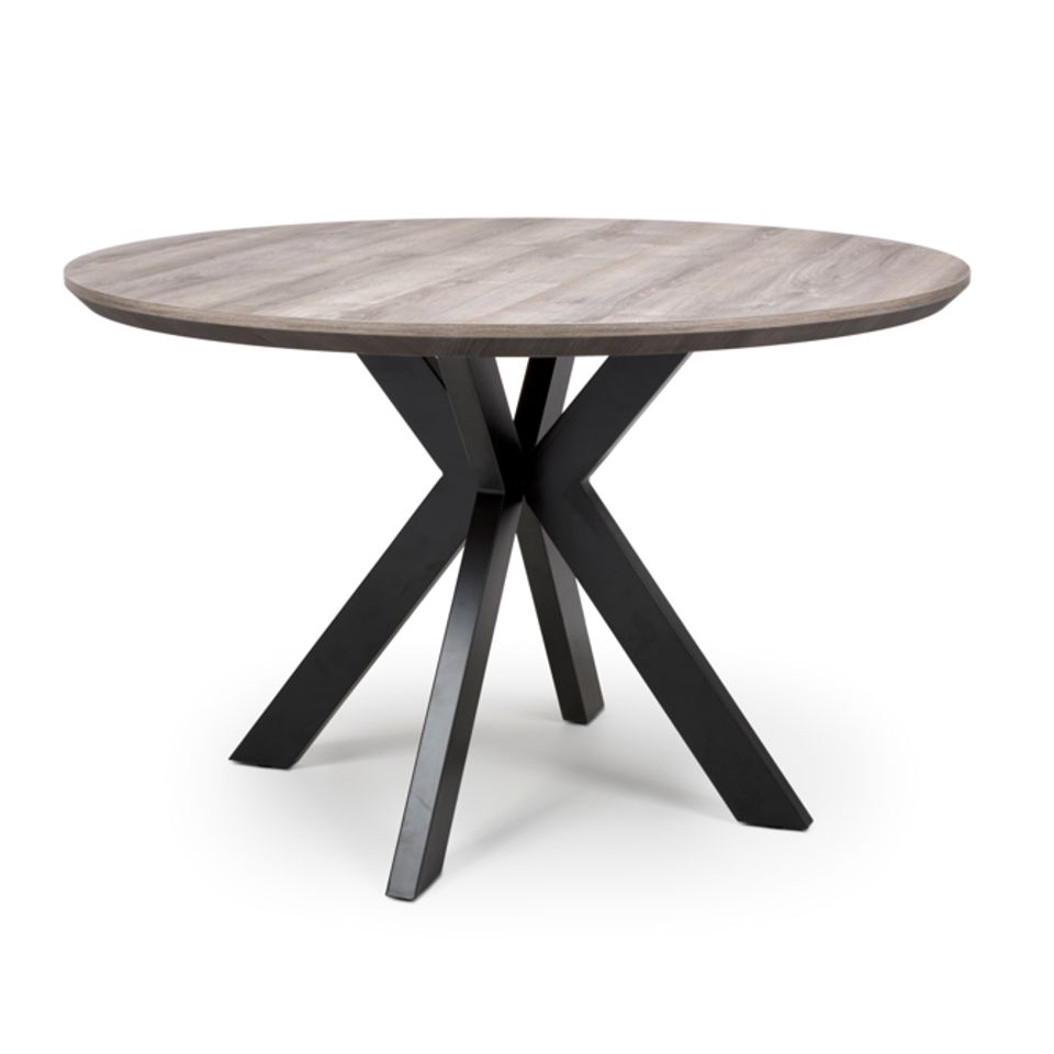 Malin Round Dining Table - 1200mm - Grey (DISPLAY MODEL)