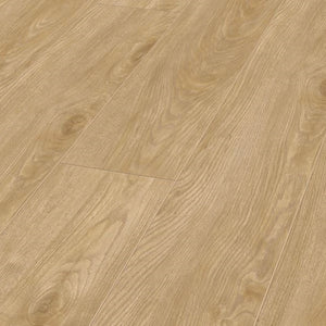The Metro Griona Oak Laminate Flooring - 10mm combines AC4 durability, wood grain texture, and easy 5G click installation