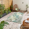 For your indoor or outdoor spaces the Miami Indoor/Outdoor Machine Made Rugs feature styles in vintage or botanical designs and durable polypropylene