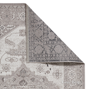 For your indoor or outdoor spaces the Miami Indoor/Outdoor Machine Made Rugs feature styles in vintage or botanical designs and durable polypropylene