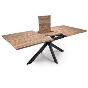 Malin Extending Dining Table 1800mm-2200mm Light Walnut