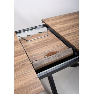 Malin Extending Dining Table 1800mm-2200mm Light Walnut
