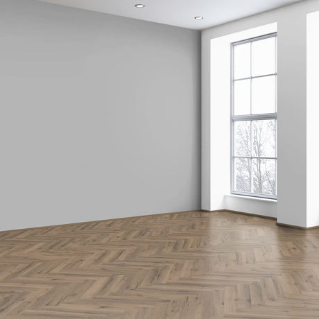 Mocha Oak Herringbone (SPC)