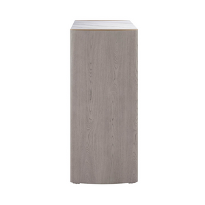 The Mondello Tall 5 Drawer Chest in Washed Oak offers a luxurious style, a durable stone top and five spacious drawers for elegant and practical storage