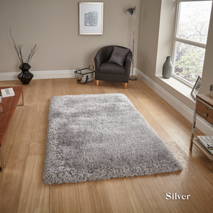 Sink into comfort with the Montana Plain Shaggy Rugs range featuring ultra thick 8cm pile, hand tufted polyester and stylish colours.