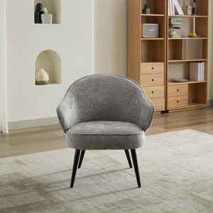 The Morgan Accent Chair in Cream & Light Grey features a compact tub chair with elegant design, cushioned comfort and versatile style for any room