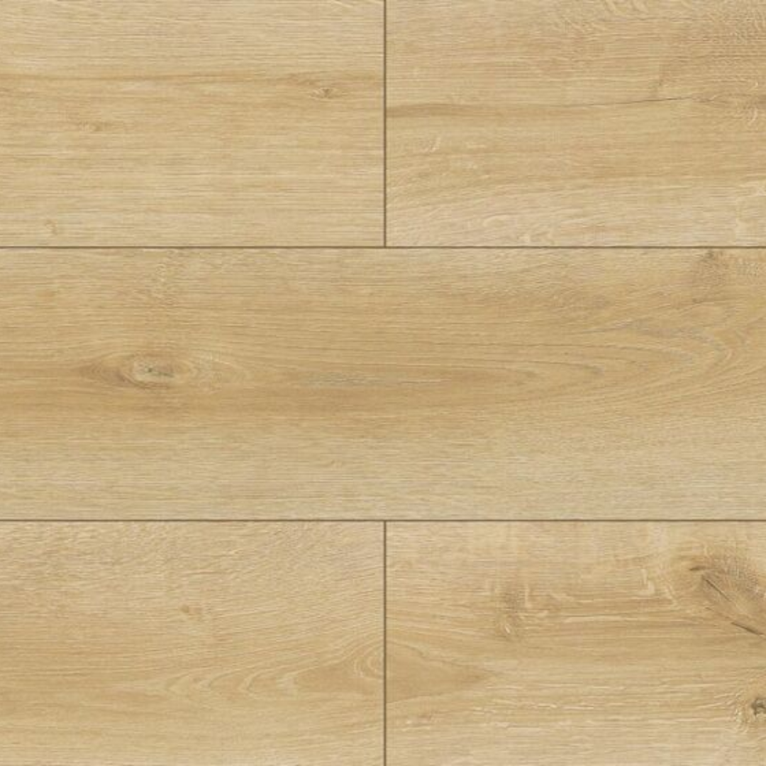 The Scorpio Oak 12mm laminate flooring features durable AC5 rating, express click system for easy fitting and 30-year warranty.