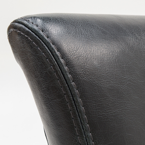 The Ontario Leather & Velvet Dining Chair offers the Ink Blue and Tan in leather and Grey, Dark Grey and Blue in velvet with a solid oak frame and legs