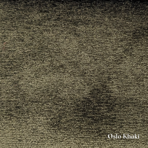 Oslo Khaki fabric swatch, a warm earthy beige-green, available for Faith & Ethan Headboards and Divans