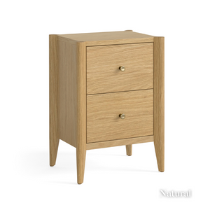 Paris 2 Drawer Bedside