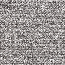 Close-up of gray textured carpet with 'Pebble' label
