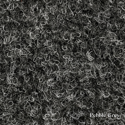 Textured pebble grey carpet sample