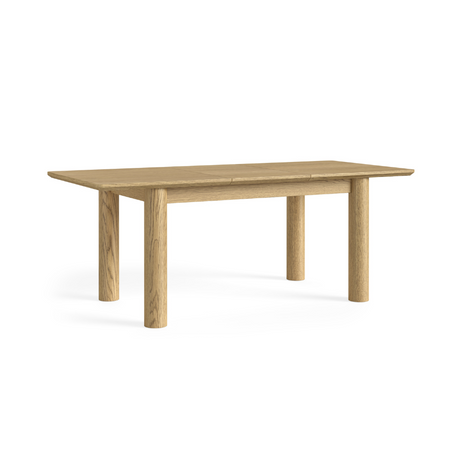 The Phoenix Extending Dining Table in natural oak extends from 150cm to 200cm, combing timeless style and versatility for family fining and entertaining