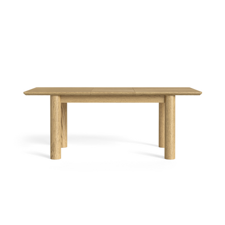 The Phoenix Extending Dining Table in natural oak extends from 150cm to 200cm, combing timeless style and versatility for family fining and entertaining