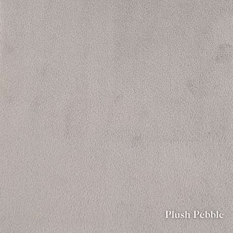 Plush Pebble fabric swatch, a velvety taupe grey, available for Faith & Ethan Headboards and Divans