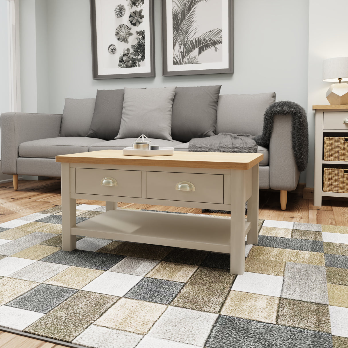 Rosa Large Coffee Table Truffle