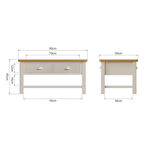 Rosa Large Coffee Table Truffle