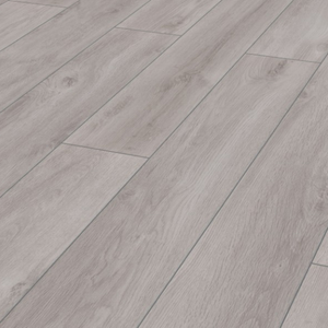 The Robusto Oak Premium Laminate Flooring - 12mm features, AC5 durability, eco-friendly and easy 5G click system installation.