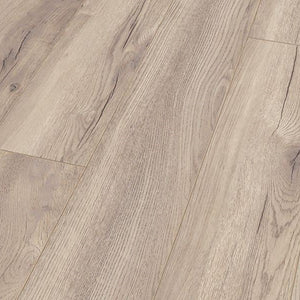 Robusto Pettersson Oak Beige Laminate, 12mm, AC5 rated, 5G click system, eco-friendly, 30-year residential warranty, water-based underfloor heating compatible