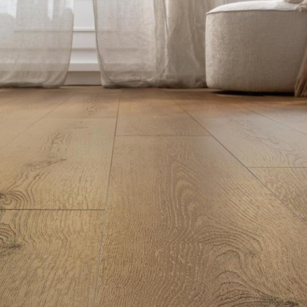 The Rochester Oak Waterproof SPC Flooring features Titanium Nono finish, scratches, spills and everyday wear resistant and a 25 year warranty