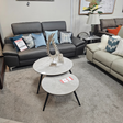 The Roma Electric Recliner Sofa Set (3+2+1) in Grey offers electric reclining, high-quality Italian leather, classic style