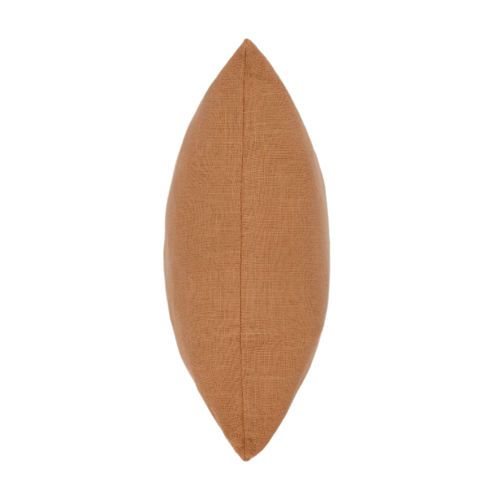 The Faye Scatter Box Soft Orange Cushion 43x43cm features a linen blend fabric, a warm orange hue, a sleek knife-edge finish & handcrafted in Ireland.