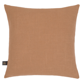 The Faye Scatter Box Soft Orange Cushion 43x43cm features a linen blend fabric, a warm orange hue, a sleek knife-edge finish & handcrafted in Ireland.