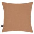 The Faye Scatter Box Soft Orange Cushion 43x43cm features a linen blend fabric, a warm orange hue, a sleek knife-edge finish & handcrafted in Ireland.