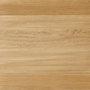 The Sadia Oval Dining Table in Oak features a durable, heat, stain, and scratch-resistant melamine top with a black metal base.