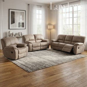 Savanna Recliner Sofa Set 3+2+1 - Taupe