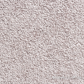 Close-up of a textured beige carpet with 'Strawberry Whip' branding.
