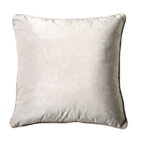 The Scatter Box Bellini Cushion in Silver features luxurious softness & feather filled interior, perfect for your home