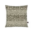 The Esme Scatter Box Green/Rose Cushion 43x43cm features a tactile fabric, subtle rose tones, a sleek knife-edge finish & handcrafted in Ireland.