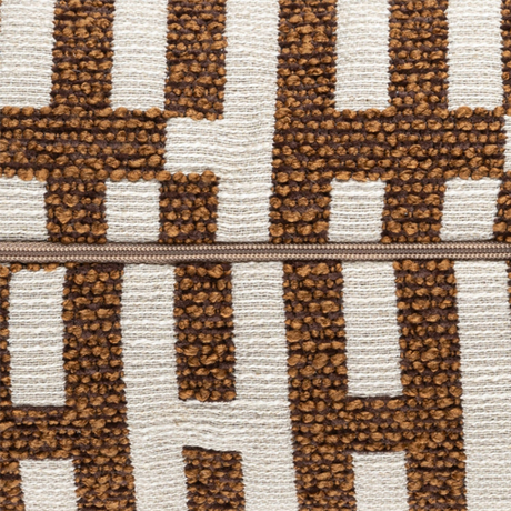 Scatter Box Cushion Hugo - 43x43cm Cognac. Crafted in Ireland with a luxurious fabric blend and feather filling for comfort and elegance. Perfect for any home.