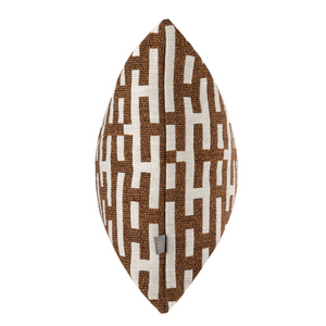 Scatter Box Cushion Hugo - 43x43cm Cognac. Crafted in Ireland with a luxurious fabric blend and feather filling for comfort and elegance. Perfect for any home.