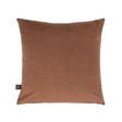 The Liana Scatter Box Rose Cushion 43x43cm features a plush lifted velvet texture, a rose hue, a sleek double-sided knife-edge finish & handmade in Ireland.
