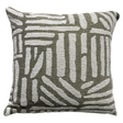 Scatter Box Cushion Olsen - 43x43cm Green. Crafted in Ireland with premium materials and a feather-filled pad for comfort. Stylish and durable for any décor.