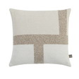 The Scatter Box Cushion - Reeve, Natural 50x50cm features natural tones, a soft feather filling and stylish geometric design for sofas or chairs