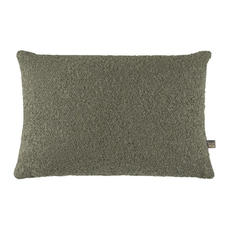 The Scatter Box Cushion - Zylo, Green 40x60cm features soft boucle fabric and plush feather filling making this an ideal additional to any sofa or chair