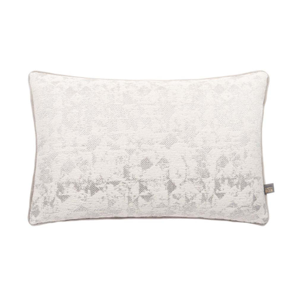 Scatter Box Cushion, Joni - Cream/Silver 40cm x 60cm