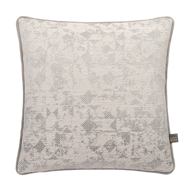 Scatter Box Joni 58x58cm Cushion, Cream/Silver