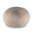 The Scatter Box Pod - Sloane, Mink 90x90cm features an Irish made faux fur pod with feather filling for luxurious comfort & timeless soft furnishing style