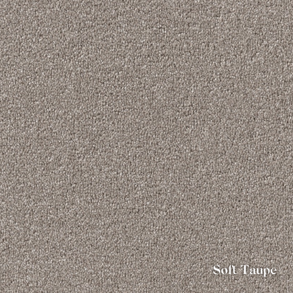 Solid soft taupe color carpet swatch