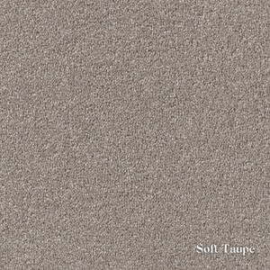 Solid soft taupe color carpet swatch