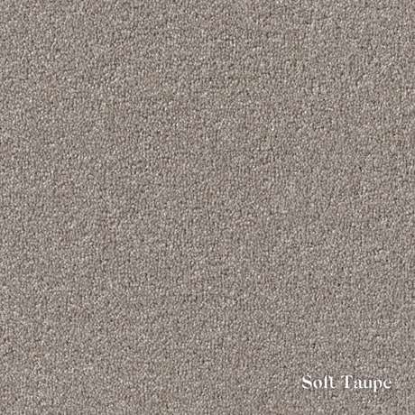 Solid soft taupe color carpet swatch